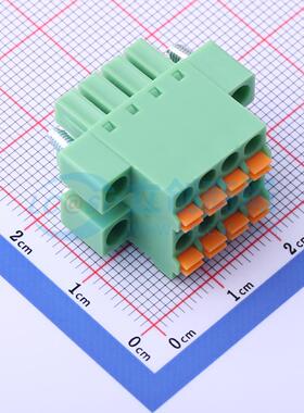插拔式接线端子 KF2EDGKNHM-3.81-2*4P P=3.81mm 插头 电子元器件