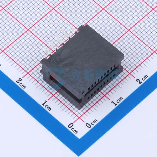 金手指连接器 HED18LP03BK 插件,P=1.27mm 1.27mm 18P 电子元器件