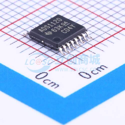模数转换芯片ADC ADS1120IPWR TSSOP-16 原装正品 电子元器件配单