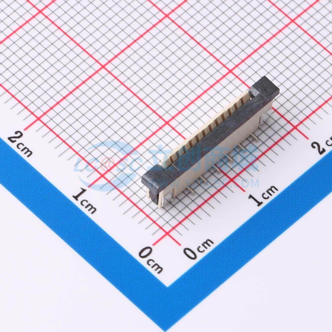 FFC/FPC连接器 LL10554-12 SMD,P=1mm 12P 原装 电子元器件配单