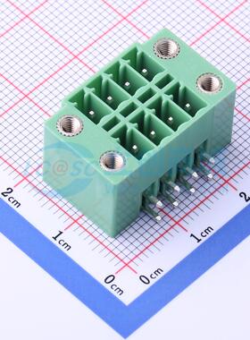 插拔式接线端子 KF2EDGKRM-3.5-2*4P 弯插,P=3.5mm 板端/插座-闭