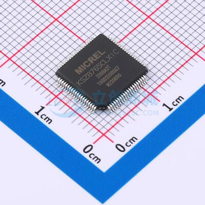 以太网收发器 KSZ8765CLXIC LQFP-80(10x10) 原装 电子元器件配单