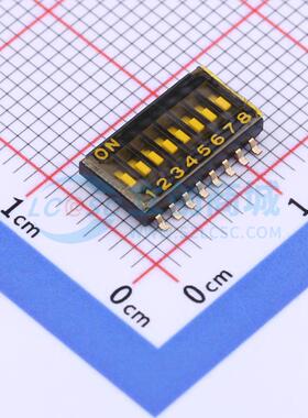 拨码开关 QHPS08ER SMD 原装正品 电子元器件配单