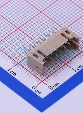 线对板针座 A2004WV-2X07P 插件,P=2mm 2x7P 直插 电子元器件配单