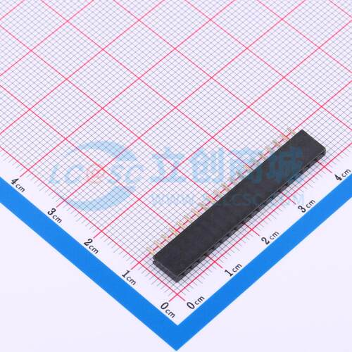 排母 ZX-PM2.0-1-20PY 插件,P=2mm 1x20P 方孔 电子元器件配单