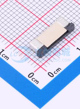 FFC/FPC连接器 FPC-0.5AS-13PWCR-H20 SMD,P=0.5mm,卧贴 抽屉式 1