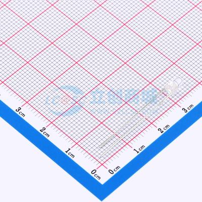 10个 发光二极管/LED NFD3401BC 蓝色 插件,D=3mm 原装 电子元器
