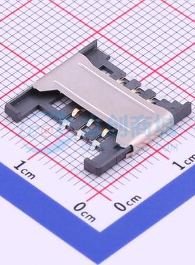 SIM卡连接器 HYC90-SIM06-180 SMD 拔插式 MiniSIM卡 卡座 MiniSI