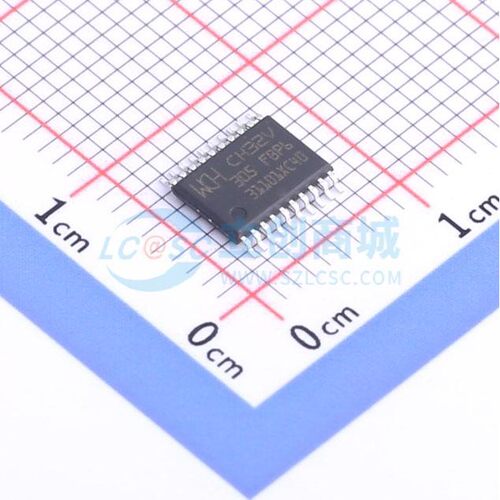 单片机(MCU/MPU/SOC) CH32V305FBP6 TSSOP-20-175mil 电子元器件