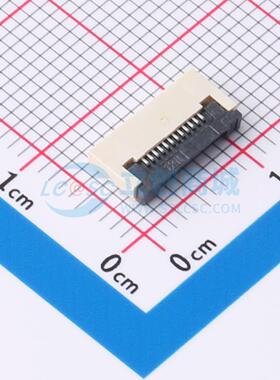 FFC/FPC连接器 FPC-0.5FX-12PWCR-H20 SMD,P=0.5mm,卧贴 翻盖式 1