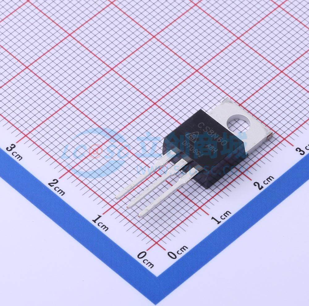 场效应管MOS CS8N60A8H TO-220AB-3 600V 8A 华润华晶 原装
