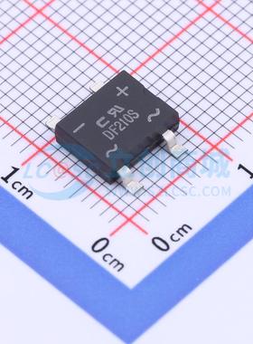 整流桥 DF210S-G DF-S 1kV 2A Comchip(典琦) 电子元器件配单