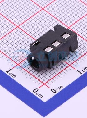 3.5mm耳机座 PJ-327EA-5A SMD 500mA 30V 原装 电子元器件配单