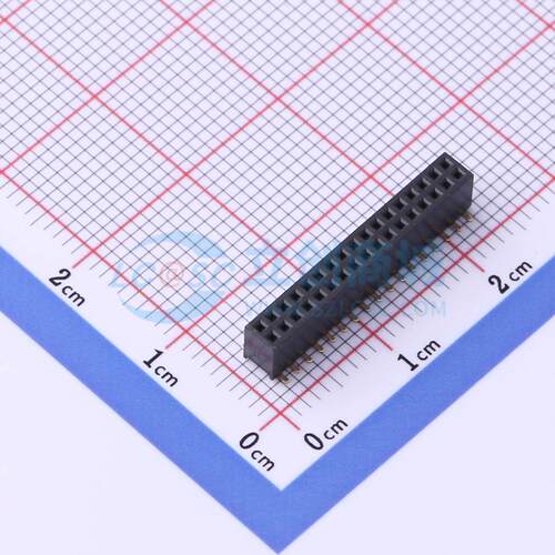 排母 X1321FVS-2x17-C43D48 SMD,P=1.27mm 2x17P 方孔 电子元器件