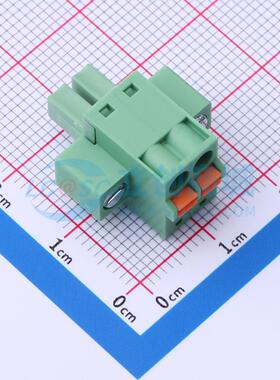 插拔式接线端子 DB2EKDM-3.81-2P-GN P=3.81mm 1x2P 电子元器件