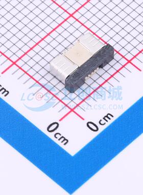 FFC/FPC连接器 FPC-0.5AX-4PWCR-H20 SMD,P=0.5mm,卧贴 抽屉式 4P
