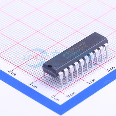 模数转换芯片ADC ADC0804LCN DIP-20 原装正品 电子元器件配单