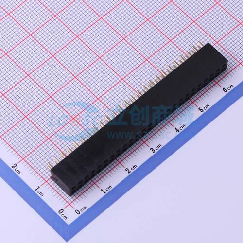 排母 PM254-2-25-Z-8.5 插件,P=2.54mm 2x25P 方孔 电子元器件