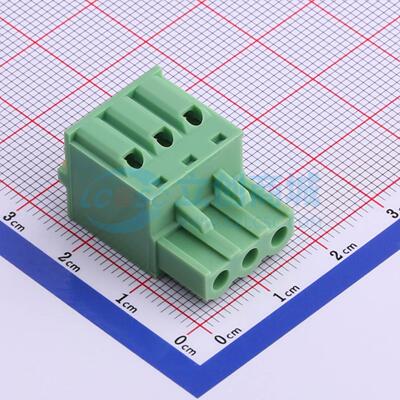 插拔式接线端子 XY2500F-L-5.08-3P P=5.08mm 插头 1x3P 原装正品