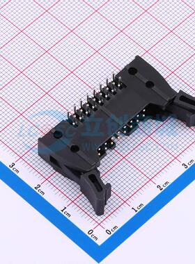 连接器 HC-XG-2*8AW-05 弯插,P=2.54mm 2x8P 牛角扣