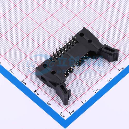 连接器 HC-XG-2*8AW-05 弯插,P=2.54mm 2x8P 牛角扣