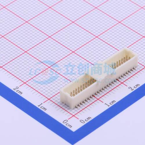 线对板针座 A1001WV-S-2X25P SMD,P=1mm 2x25P 电子元器件配单