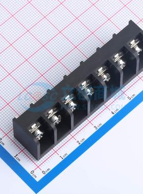 栅栏式接线端子 MXHB9500-9.5-07P-BK01-Cu-S-A 插件,P=9.5mm 三