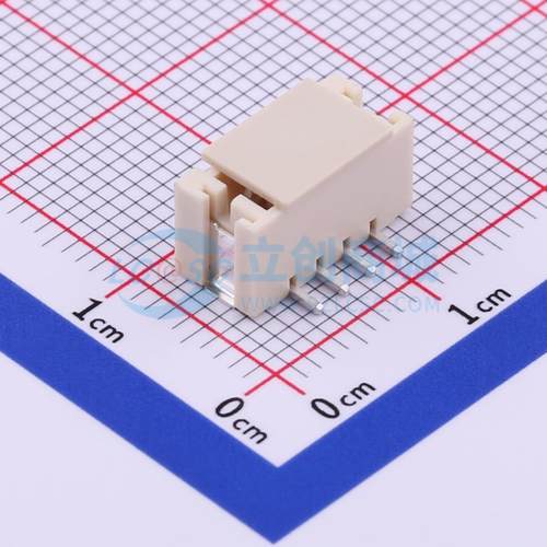 线对板针座 M2010VS-04P SMD,P=2mm 1x4P 立贴 电子元器件配单