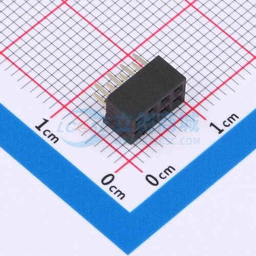 排母 XDM200-2-04-Z-4.3-G0 插件,P=2mm 2x4P 方孔 电子元器件