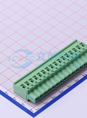 插拔式接线端子 WJ2EDGKB-5.08-16P P=5.08mm 插头 1x16P 原装