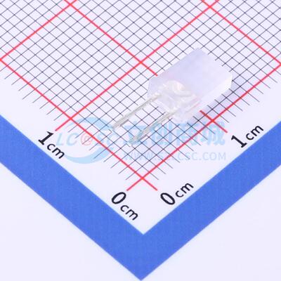 10个 发光二极管/LED L-413IW-4mm 红色 插件,D=4.8mm 电子元器件