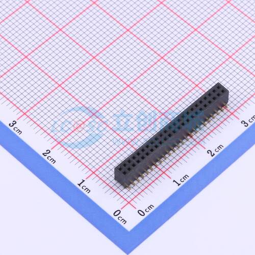 排母 X1321FVS-2x23-C43D48 SMD,P=1.27mm 2x23P 方孔 电子元器件