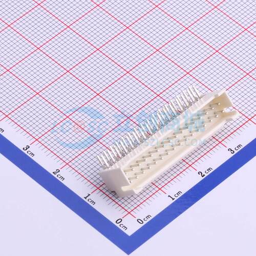 线对板针座 HX20028-32WAD 弯插,P=2mm 2x16P 弯插 电子元器件