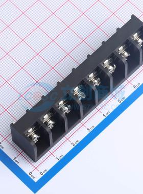 栅栏式接线端子 MXHB9500-9.5-08P-BK01-Cu-S-A 插件,P=9.5mm 三