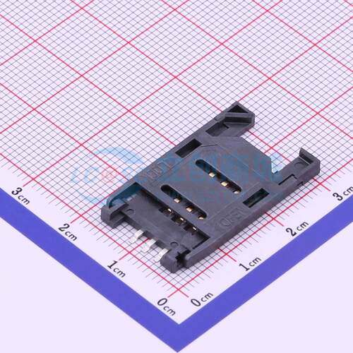 SIM卡连接器 DS1138-02-06SS4BOR SMD 拔插式 MiniSIM卡 卡座 2.6
