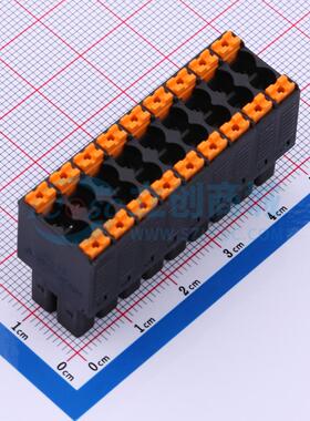 插拔式接线端子 JL2EDGKNH-50809B01 P=5.08mm 插头 2x9P 原装