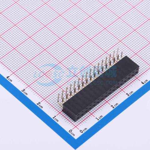 排母 XDM254-2-16-W-8.5-G0 弯插,P=2.54mm 2x16P 方孔 原装正品