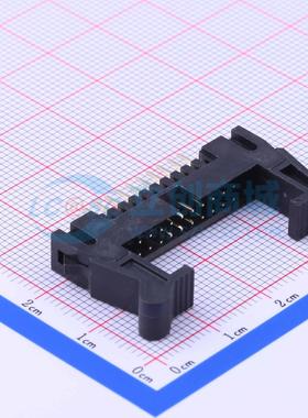 连接器 Z-S322020S1BLT1 插件,P=2mm 2x10P 牛角扣