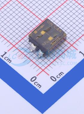 拨码开关 SD02H0SB 插件 原装正品 电子元器件配单