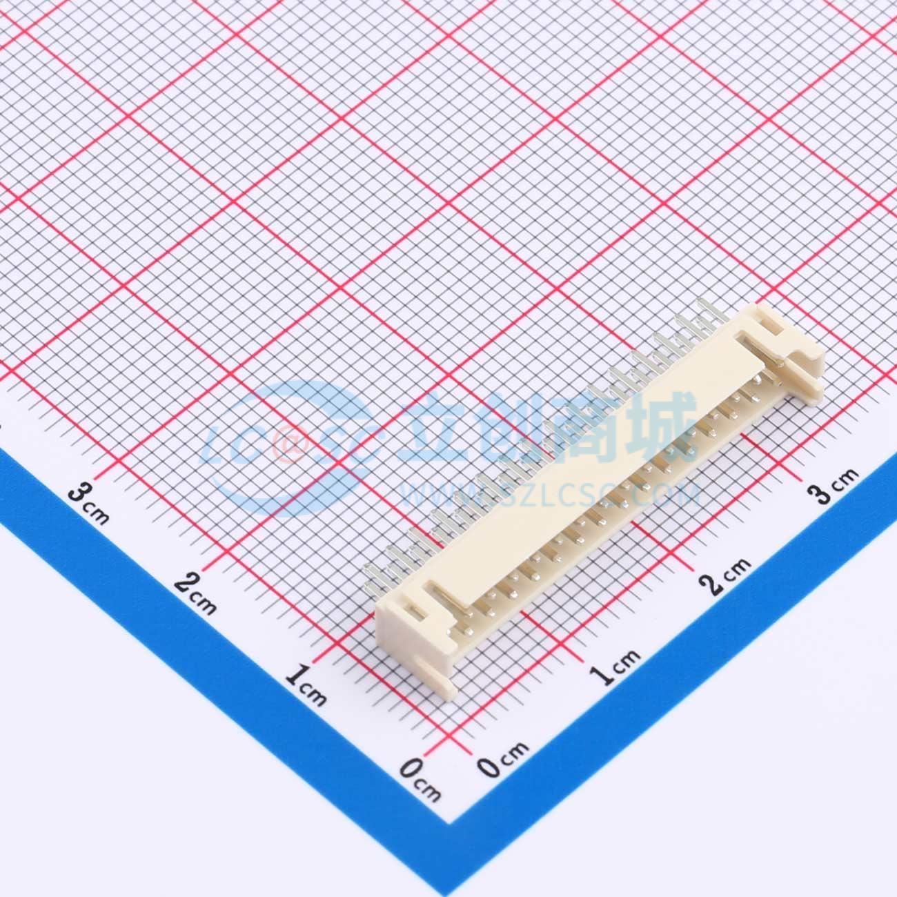 线对板针座 XD-PHD-2*16A 插件,P=2mm 2x16P 直插 电子元器件配单
