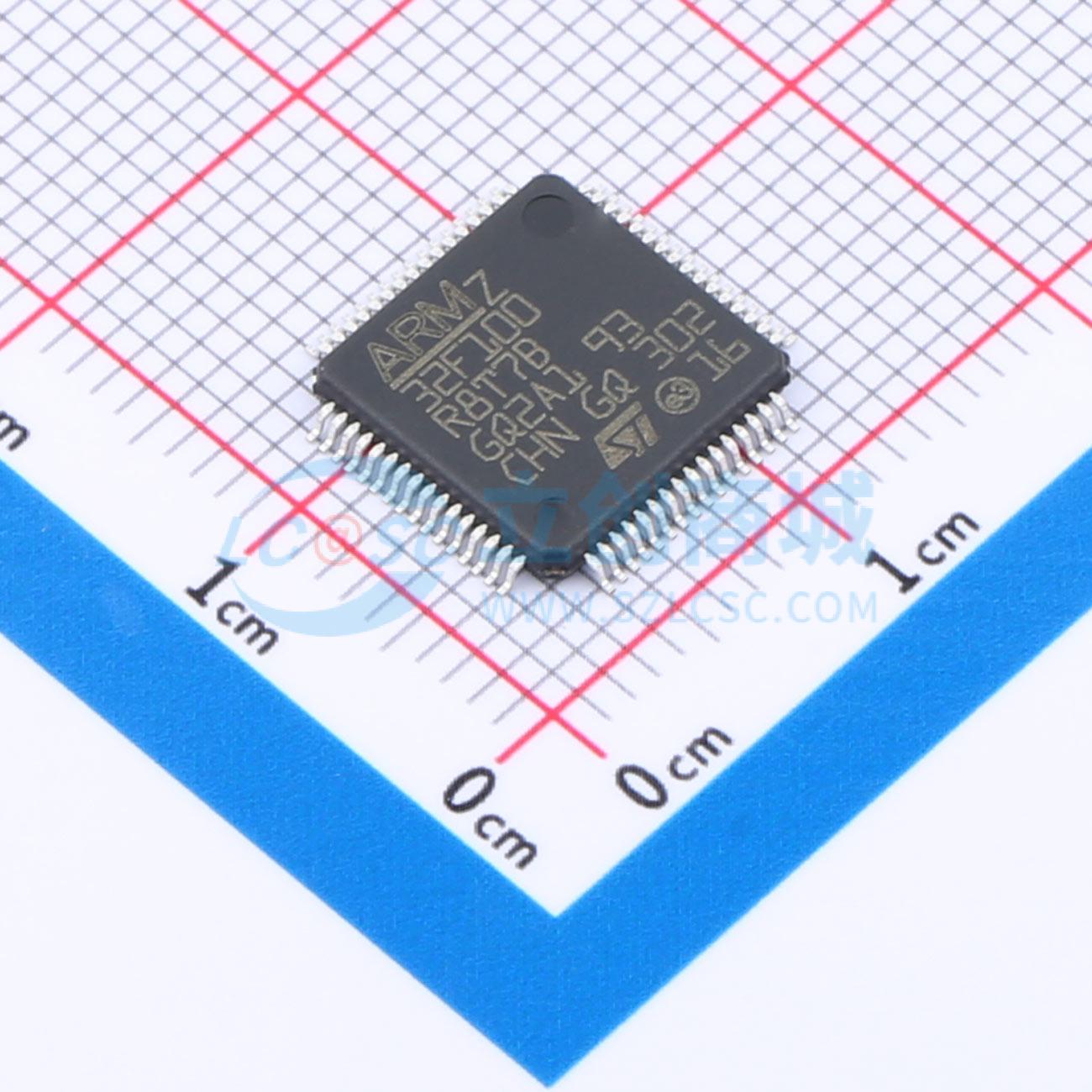 单片机(MCU/MPU/SOC) STM32F100R8T7B LQFP-64(10x10) 电子元器件