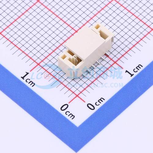 线对板针座 HDGC1257WV-S-6P SMD,P=1.25mm 1x6P 立贴 电子元器件
