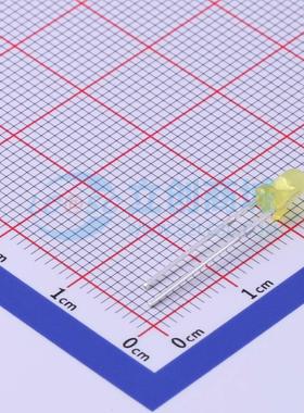 10个 发光二极管/LED TZ-L2-03YYBY2YDJ30-001 黄色 插件,D=3mm