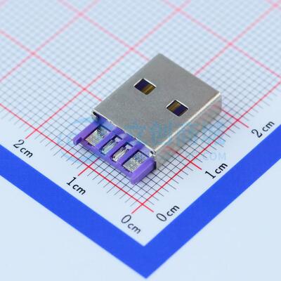 USB连接器 917-111A115DAM0400 - 公 焊线式 原装 电子元器件配单