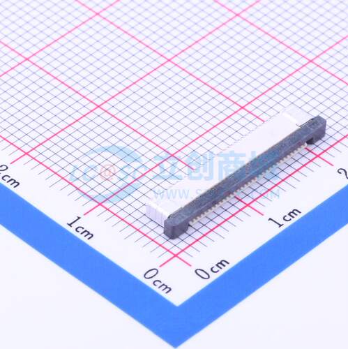 FFC/FPC连接器 AFC07-S32FCA-00 SMD,P=0.5mm,卧贴 抽屉式 32P 下