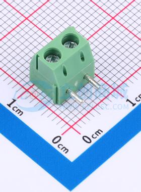 螺钉式接线端子 DB301R-3.96-2P-GN-S 弯插,P=3.96mm 电子元器件