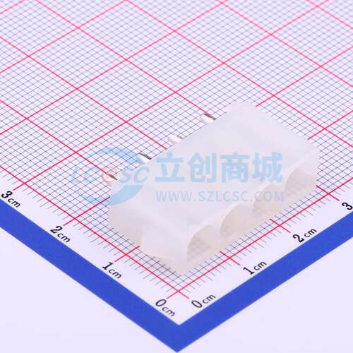 线对板针座 HX63080-4AR 插件,P=6.35mm 1x4P 直插 电子元器件