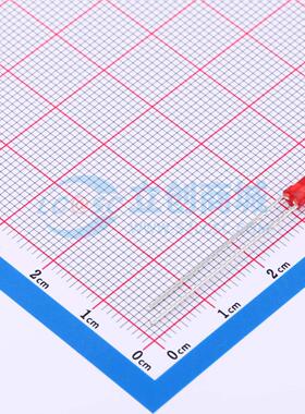 50只 发光二极管/LED L-424IDT 插件,D=3mm 原装正品 电子元器件