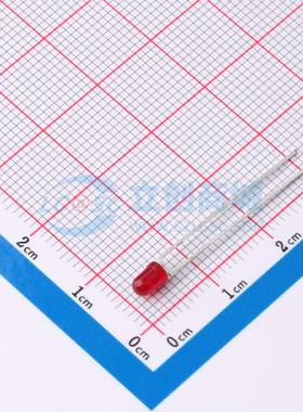 10个 发光二极管/LED HLMP-1301 红色 - 原装正品 电子元器件配单