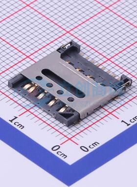 SIM卡连接器 SMC-220-ARP9 SMD 翻盖式 MicroSIM卡 卡座 1.5mm Mi